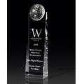 Golf Tower Crystal Award (2 3/4"x9 1/2"x1 1/2")